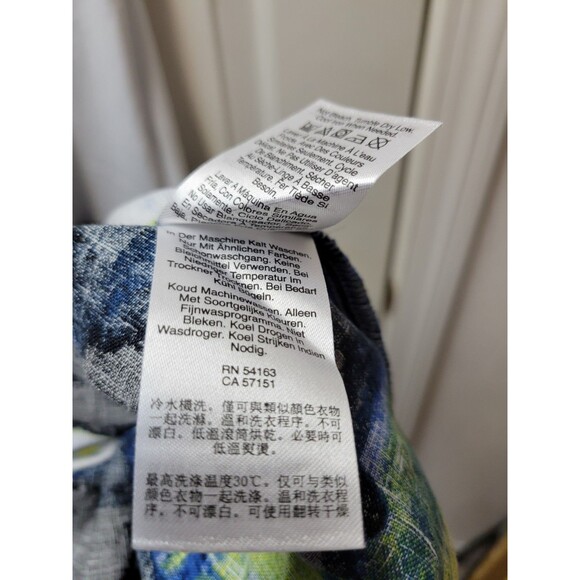 DKNY Women's Abstract Peacock Floral Sleeveless Dress Size S Brand New with Tags - Picture 11 of 14